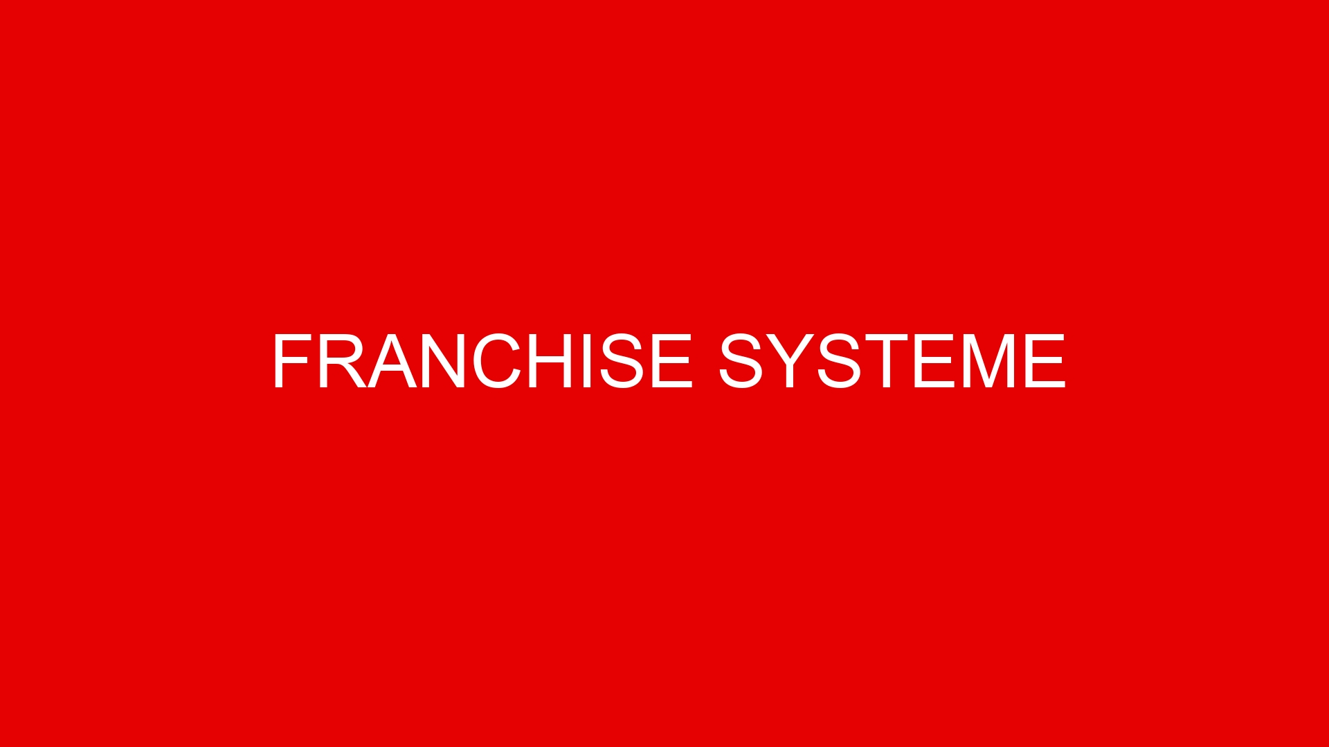 Franchise Systeme